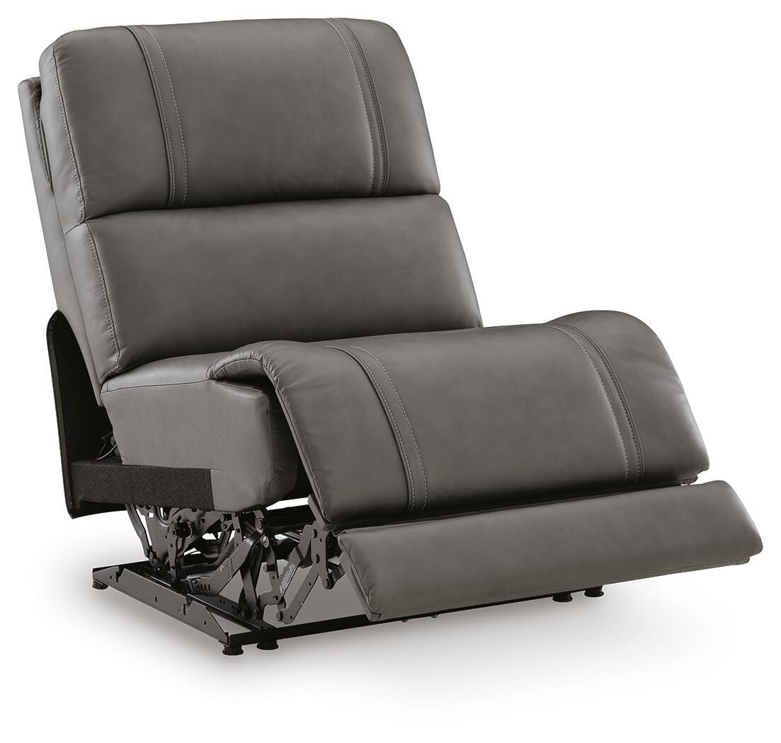 5Z - Pittson PWR Armless REC w/ADJ Headrest Leather