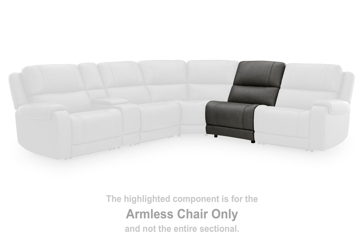 5Z - Pittson Armless Chair Leather