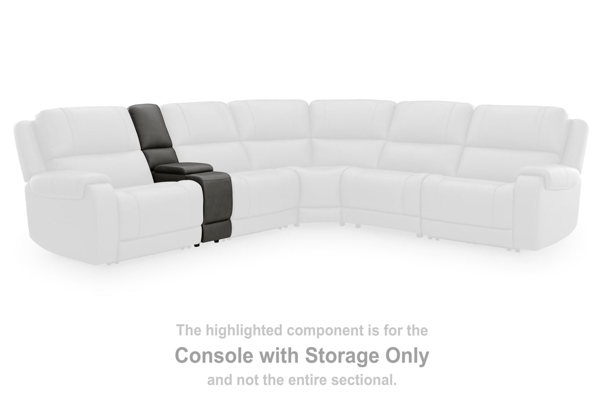 5Z - Pittson Console with Storage Leather