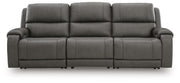 5Z - Pittson 3-Piece Power Sectional Reclining Sofa Leather