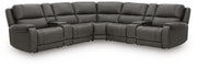 5Z - Pittson 7-Piece Power Reclining Sectional Leather