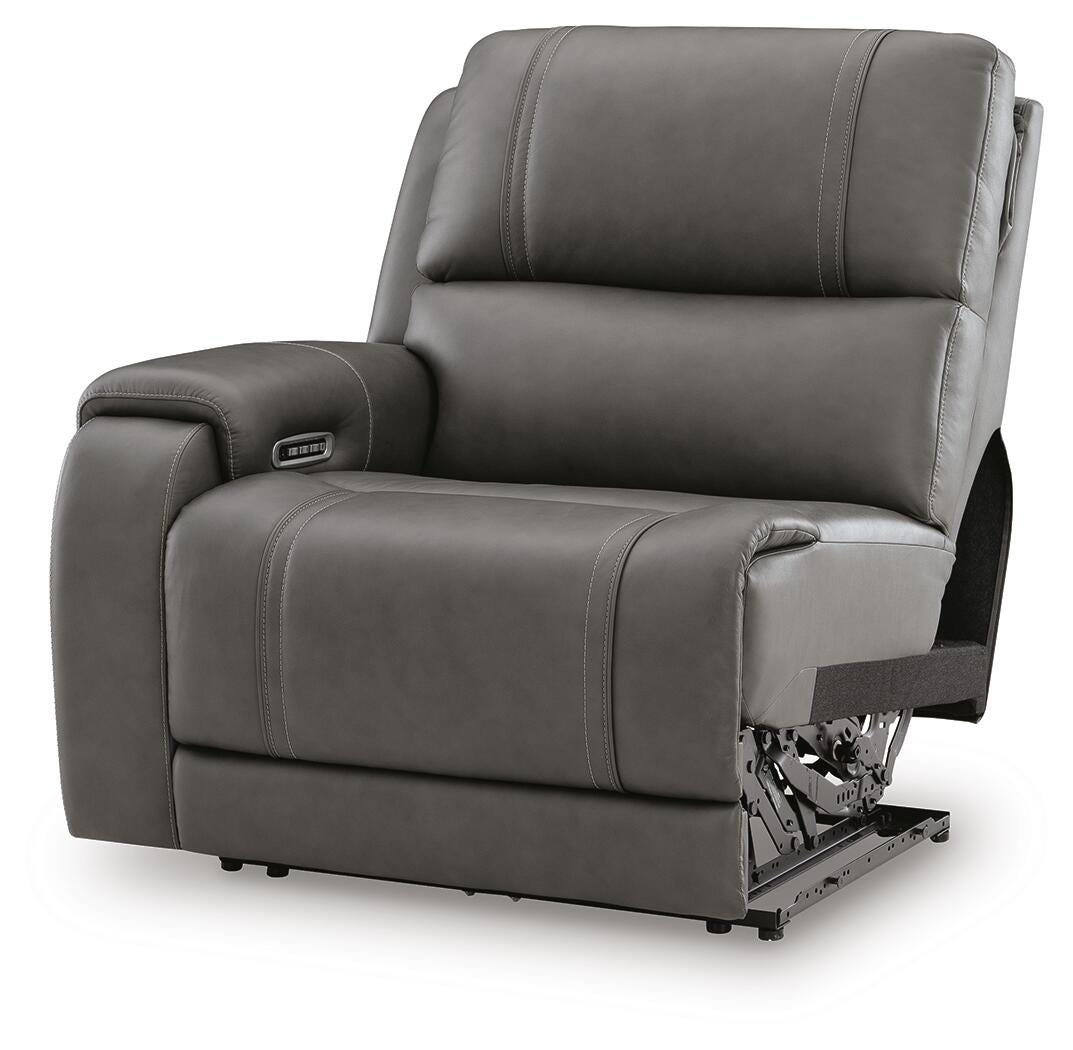 5Z - Pittson LAF Zero Wall Power Recliner Leather