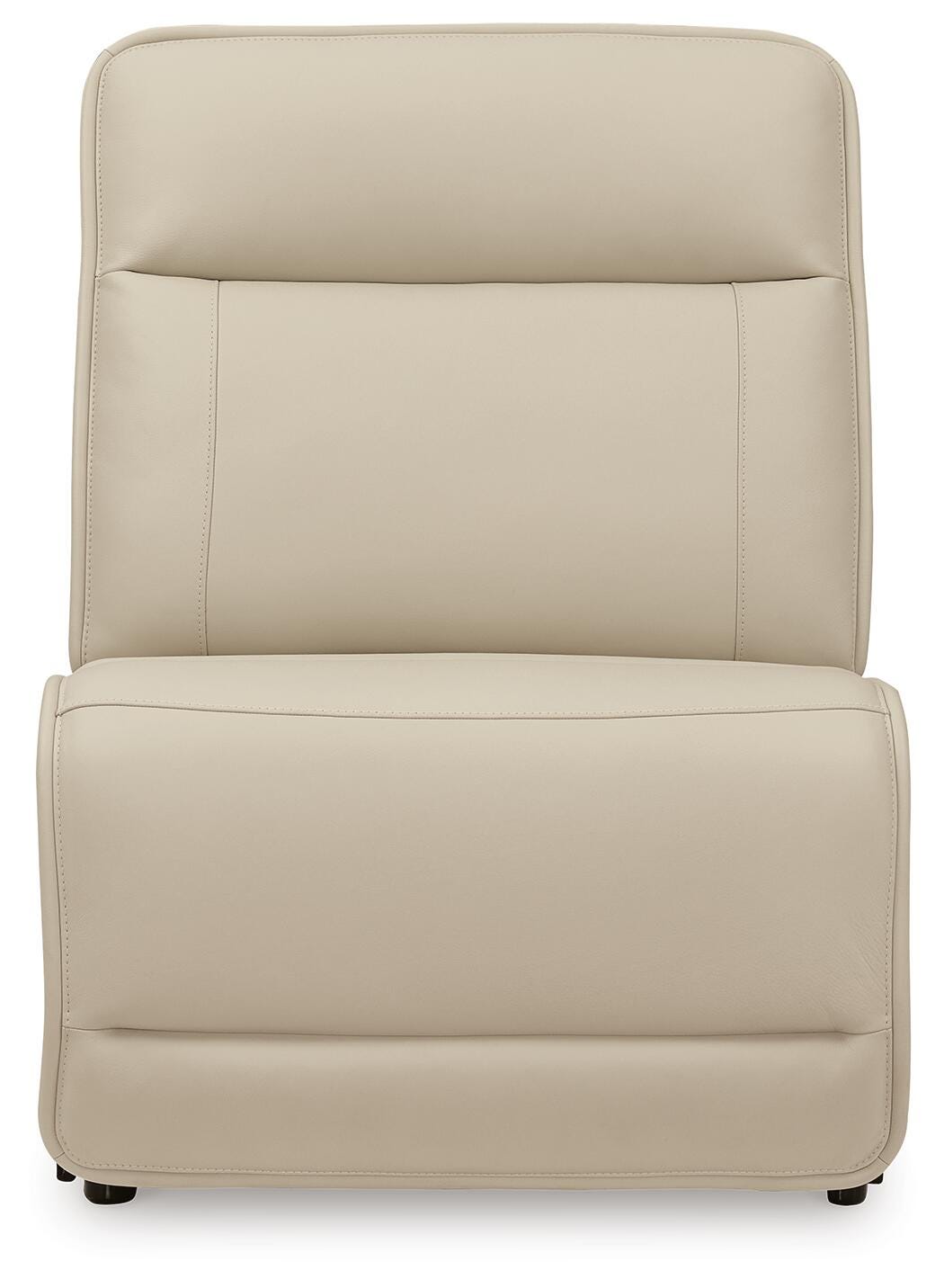 Double Deal Armless Chair Leather