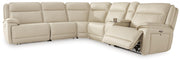 Double Deal 6-Piece Power Reclining Sectional Leather