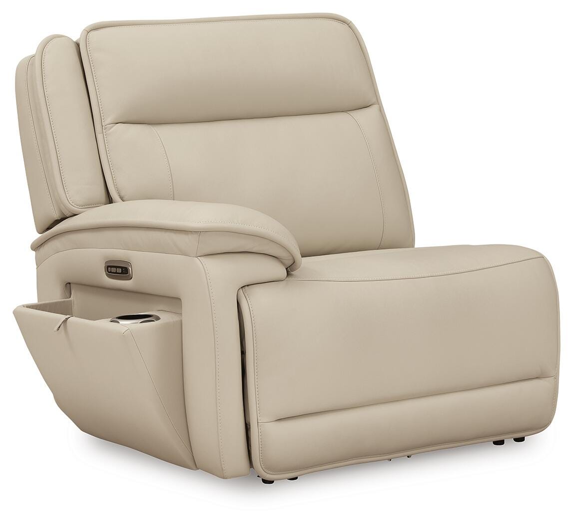 Double Deal 4-Piece Reclining Sectional Leather