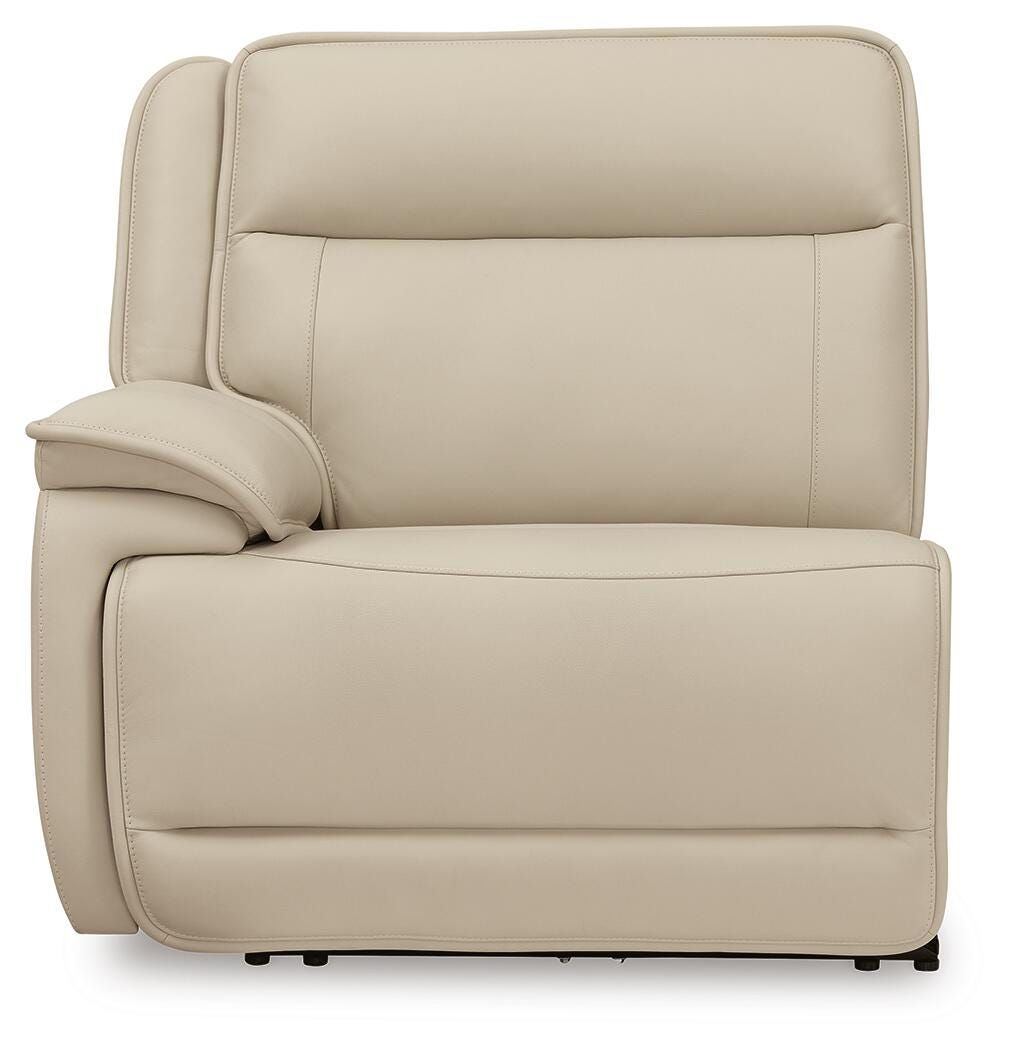 Double Deal 5-Piece Reclining Sectional with Console Leather