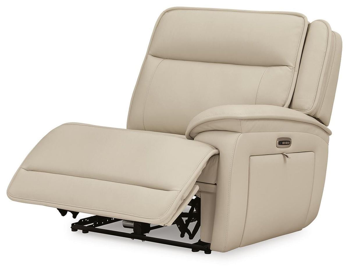 Double Deal 4-Piece Reclining Sectional Leather