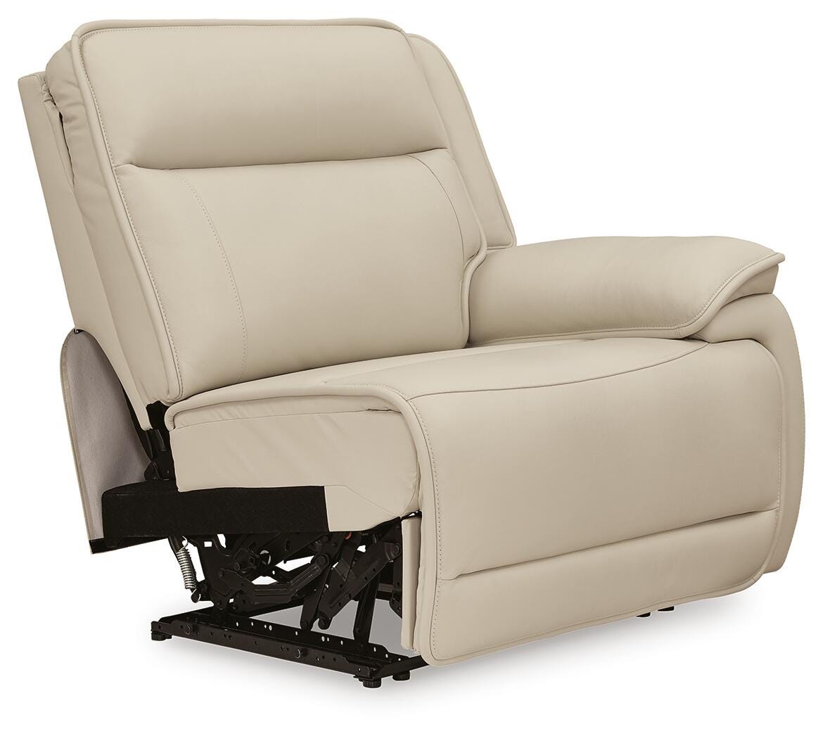 Double Deal 5-Piece Reclining Sectional with Console Leather