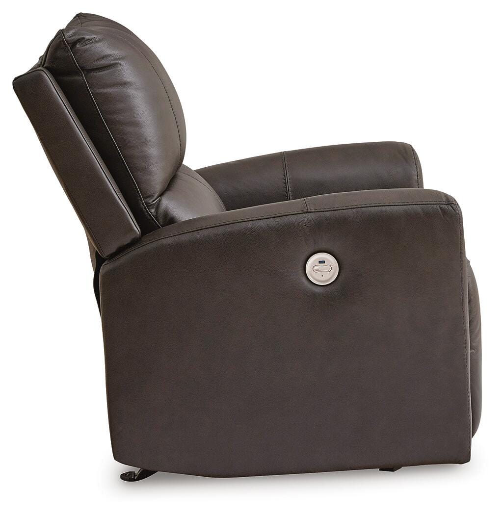 Boxmere Power Rocker Recliner Leather