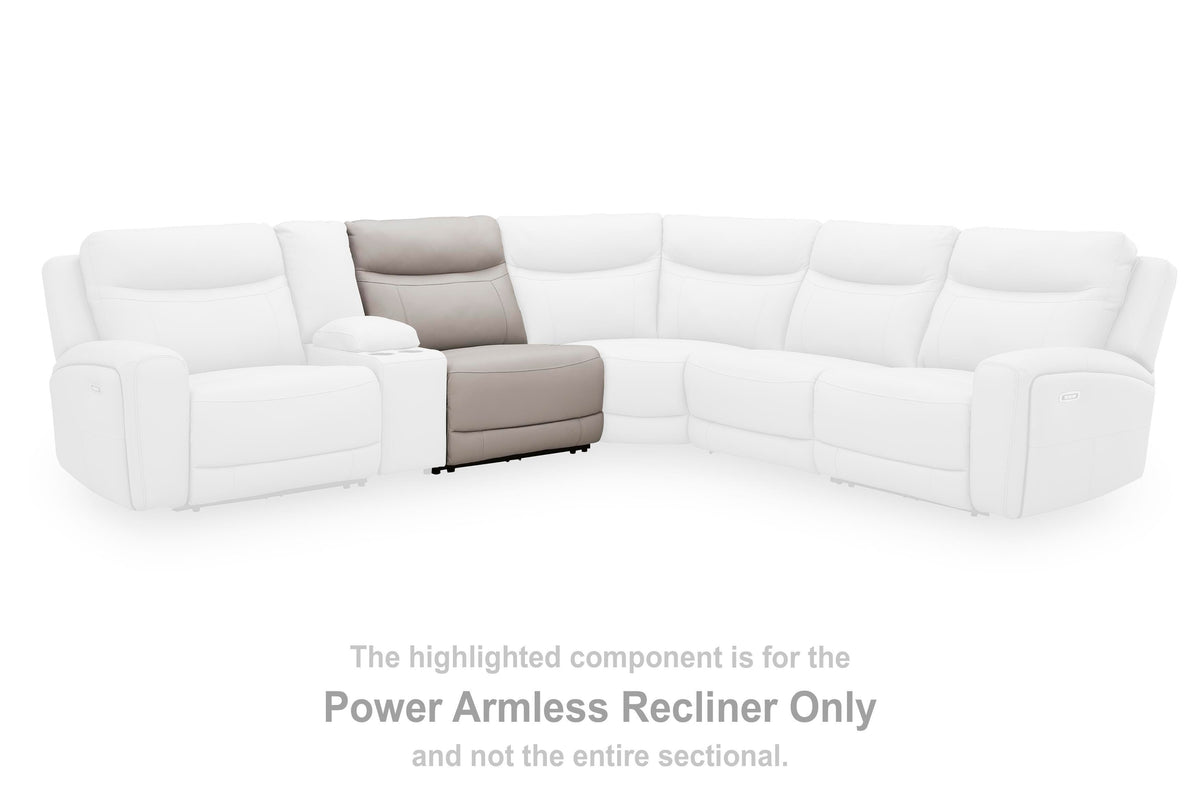 Gravier PWR Armless REC w/ADJ Headrest Leather