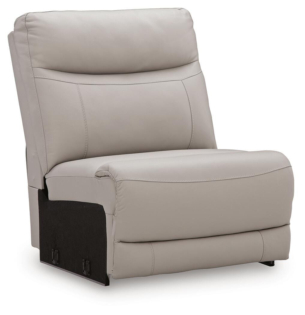 Gravier Armless Chair Leather
