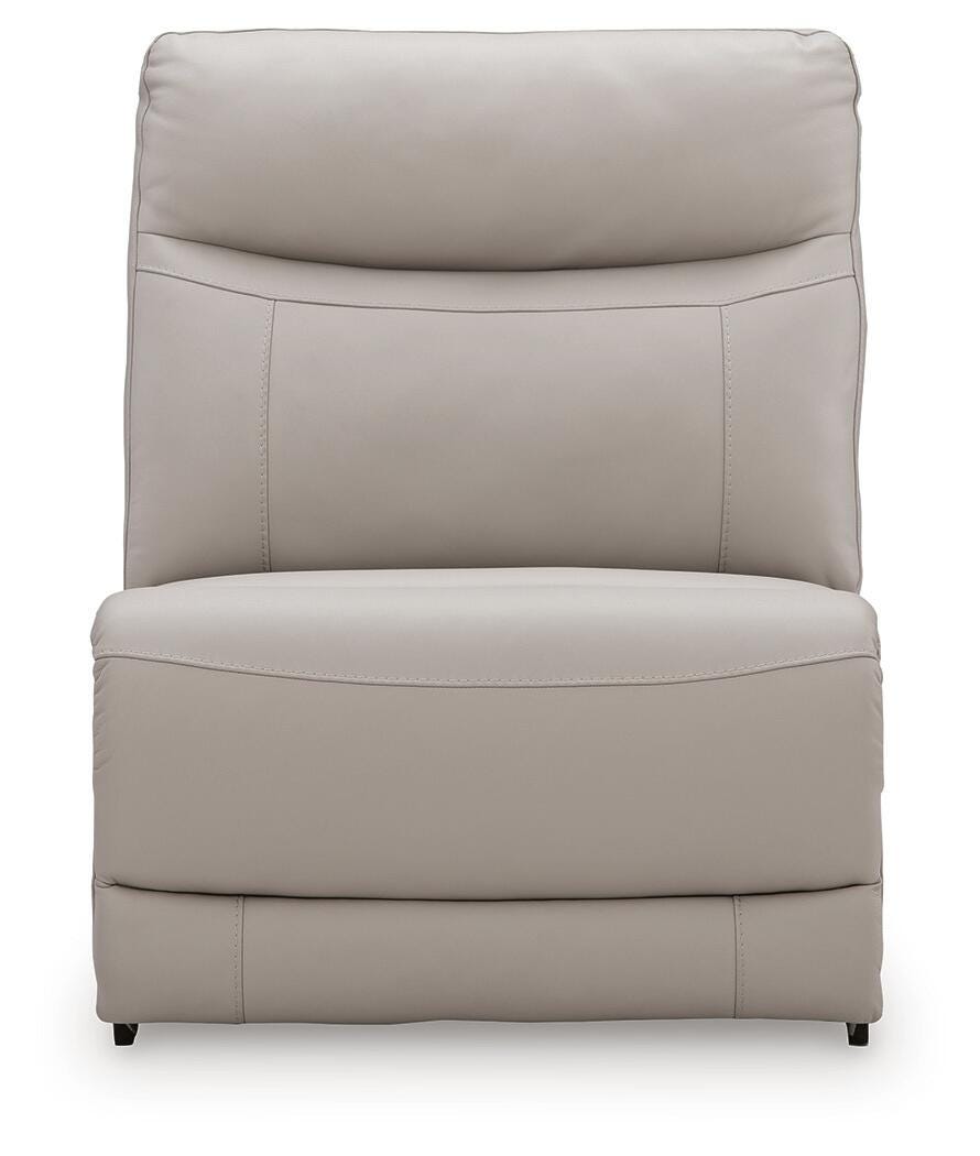 Gravier Armless Chair Leather