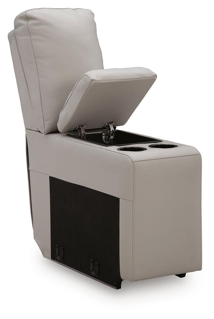 Gravier Console with Storage Leather