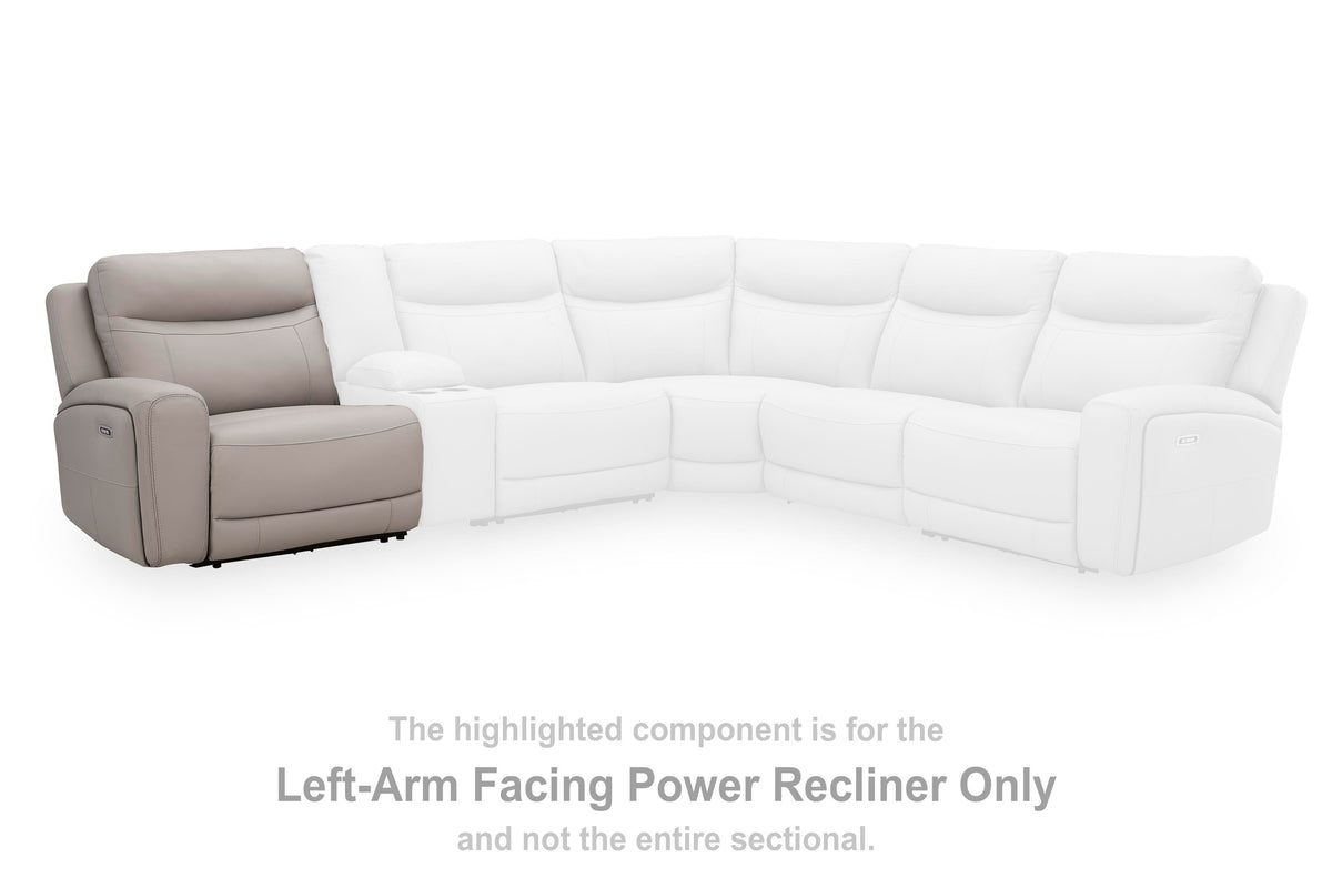 Gravier LAF Zero Wall Power Recliner Leather