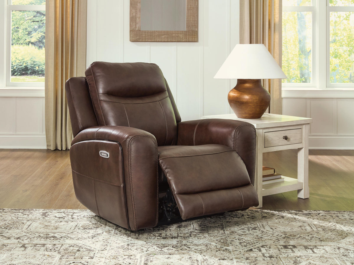 Gravier PWR Recliner/ADJ Headrest Leather