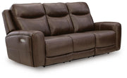 Gravier PWR REC Sofa with ADJ Headrest Leather