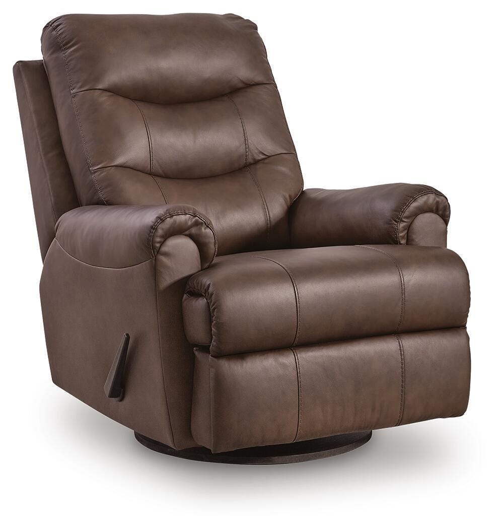Flynwood Swivel Glider Recliner Leather