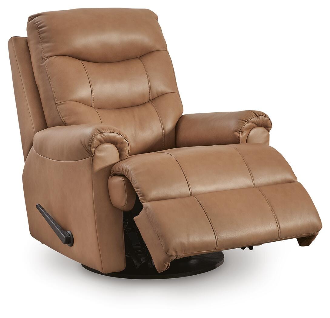 Flynwood Swivel Glider Recliner Leather