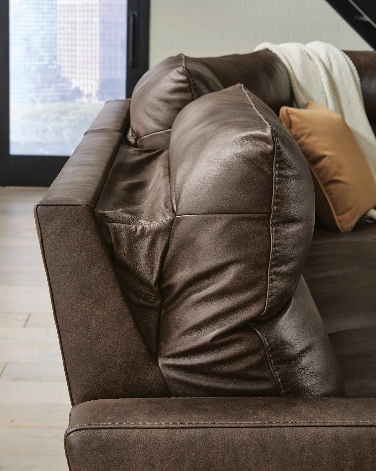 ModZ 7-Piece Power Reclining Sectional with Audio Consoles