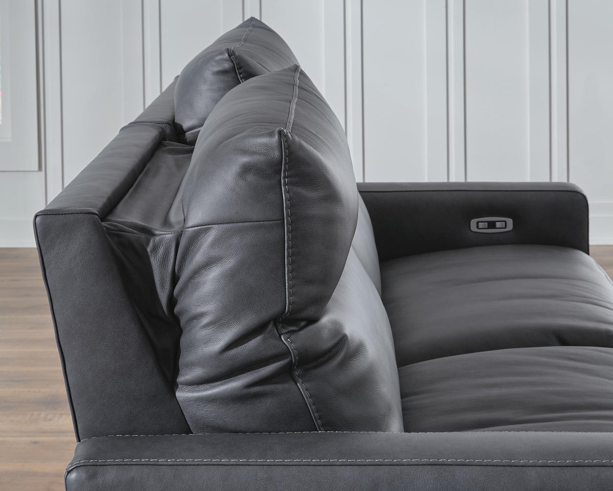 ModZ 7-Piece Power Reclining Sectional with Audio Consoles