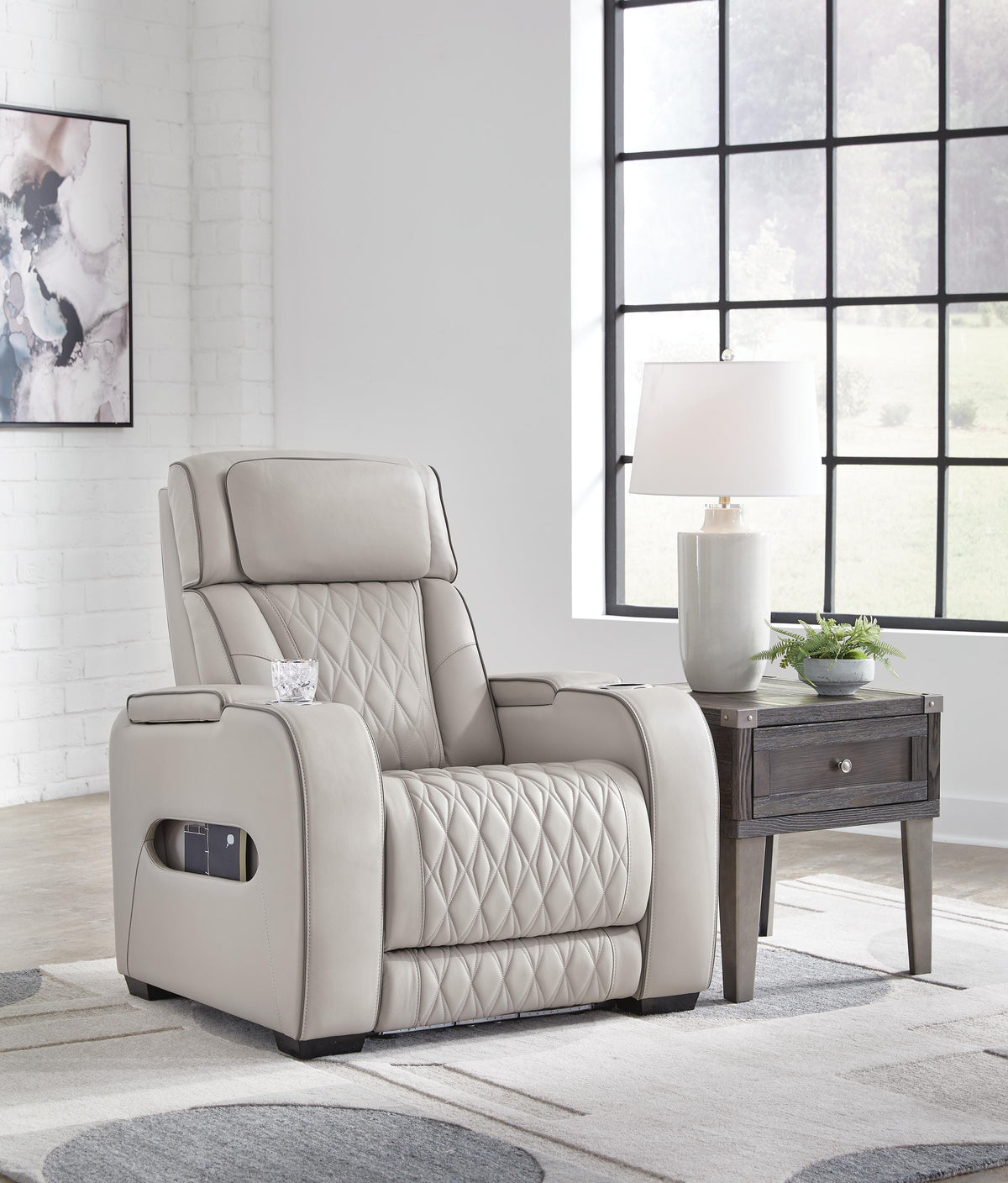 Boyington PWR Recliner/ADJ Headrest Leather