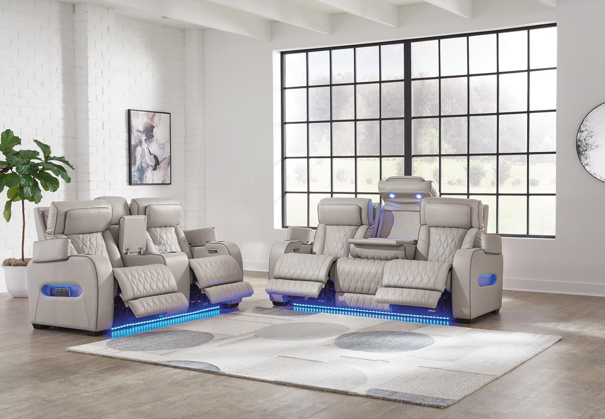 Boyington Power Reclining Sofa, Loveseat and Recliner