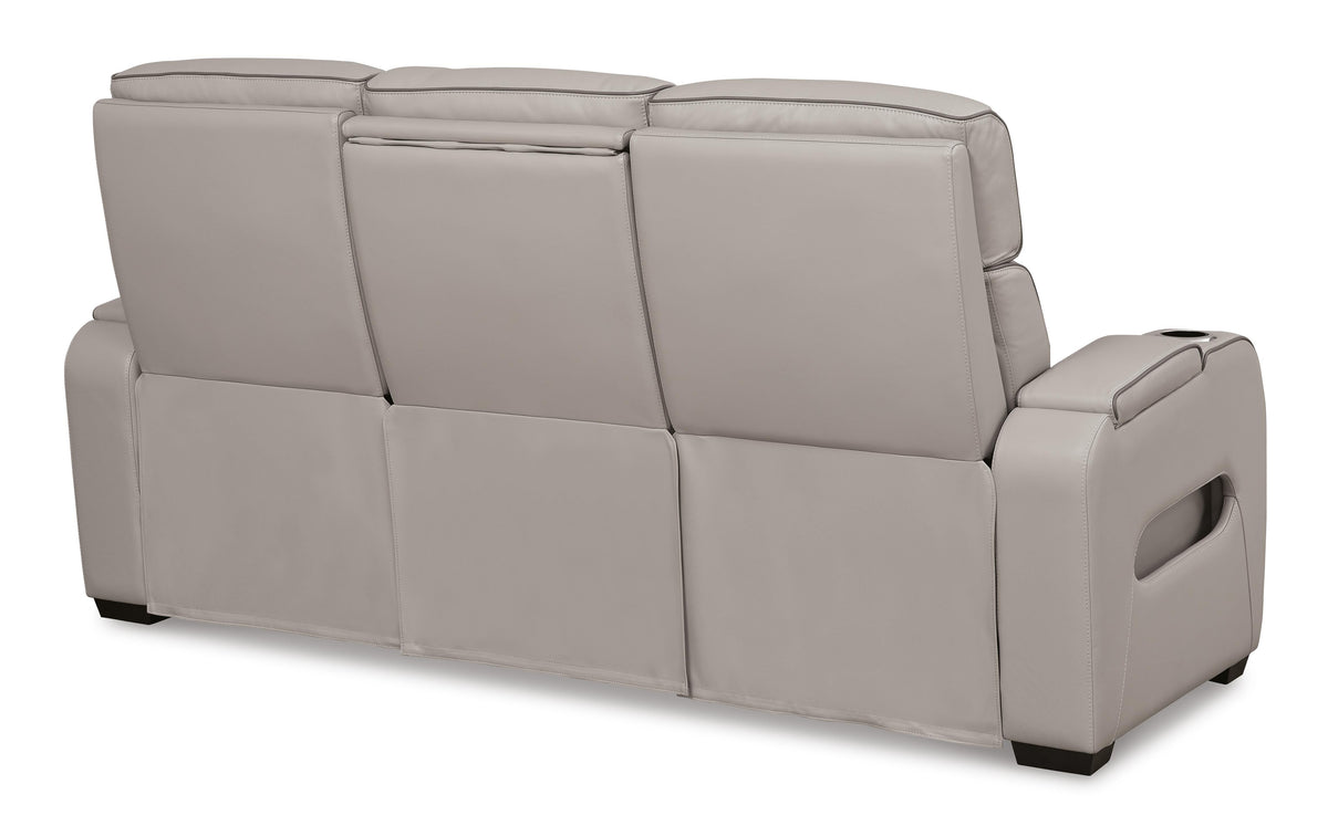 Boyington PWR REC Sofa with ADJ Headrest Leather
