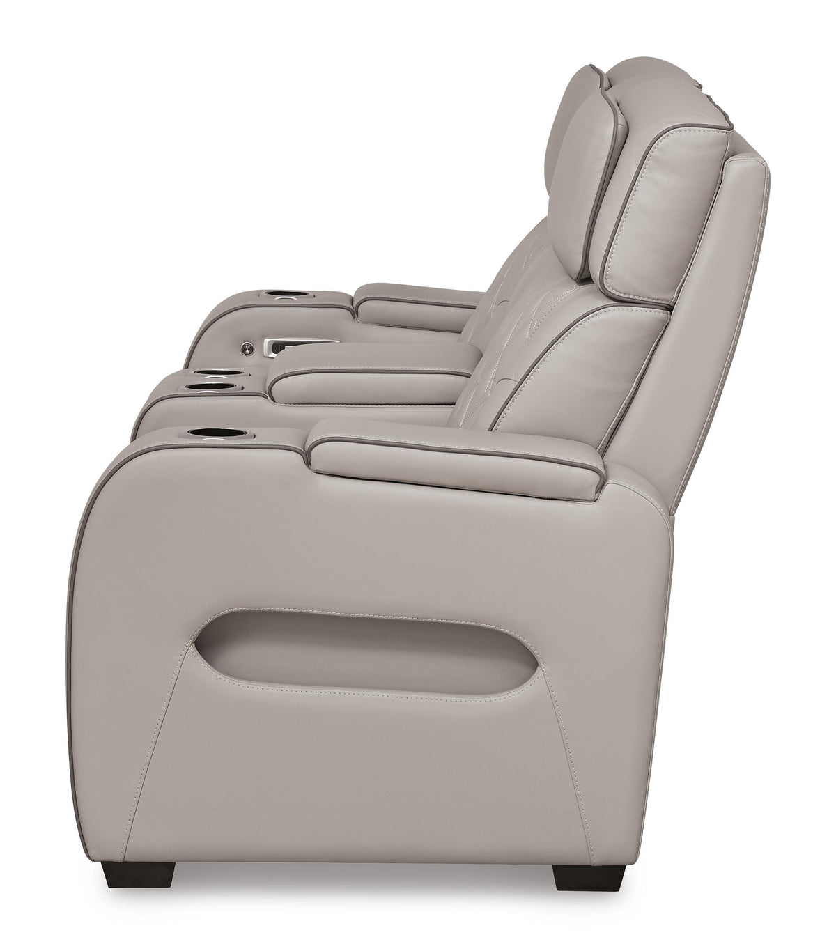 Boyington PWR REC Loveseat/CON/ADJ HDRST Leather