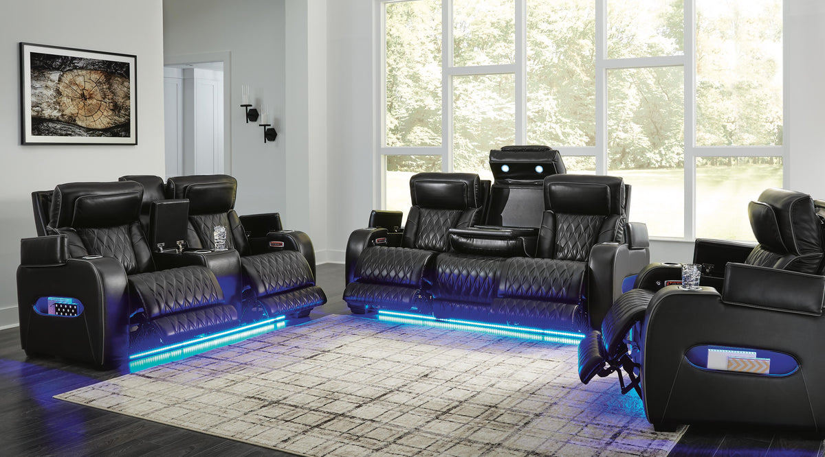 Boyington Power Reclining Sofa, Loveseat and Recliner