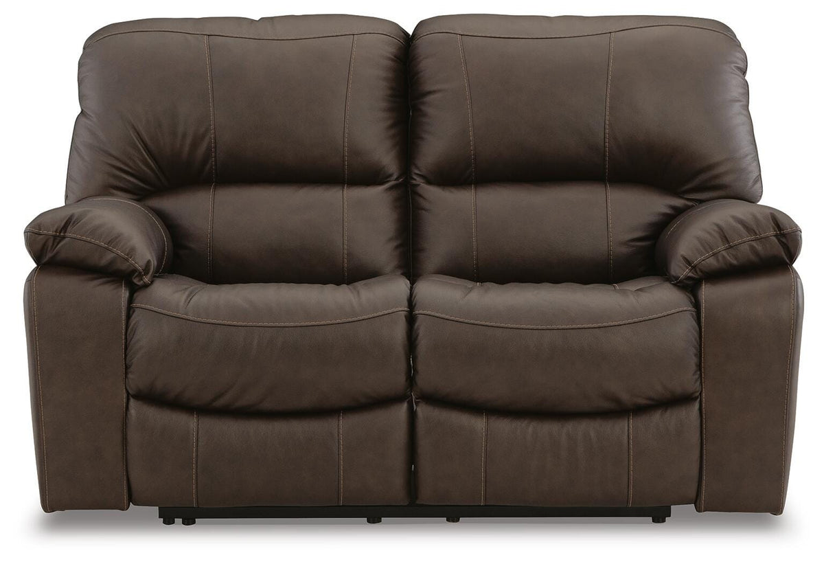 Leesworth Reclining Power Loveseat Leather