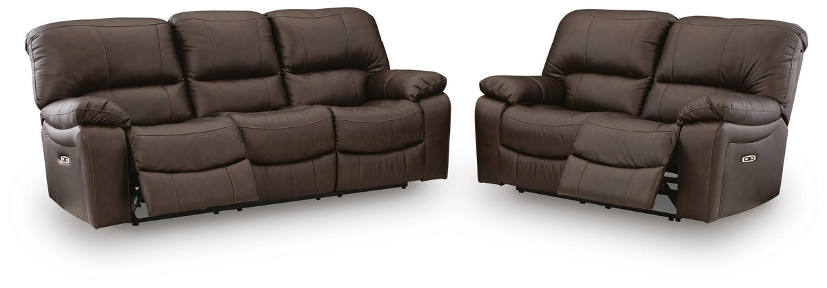 Leesworth Power Reclining Sofa and Loveseat