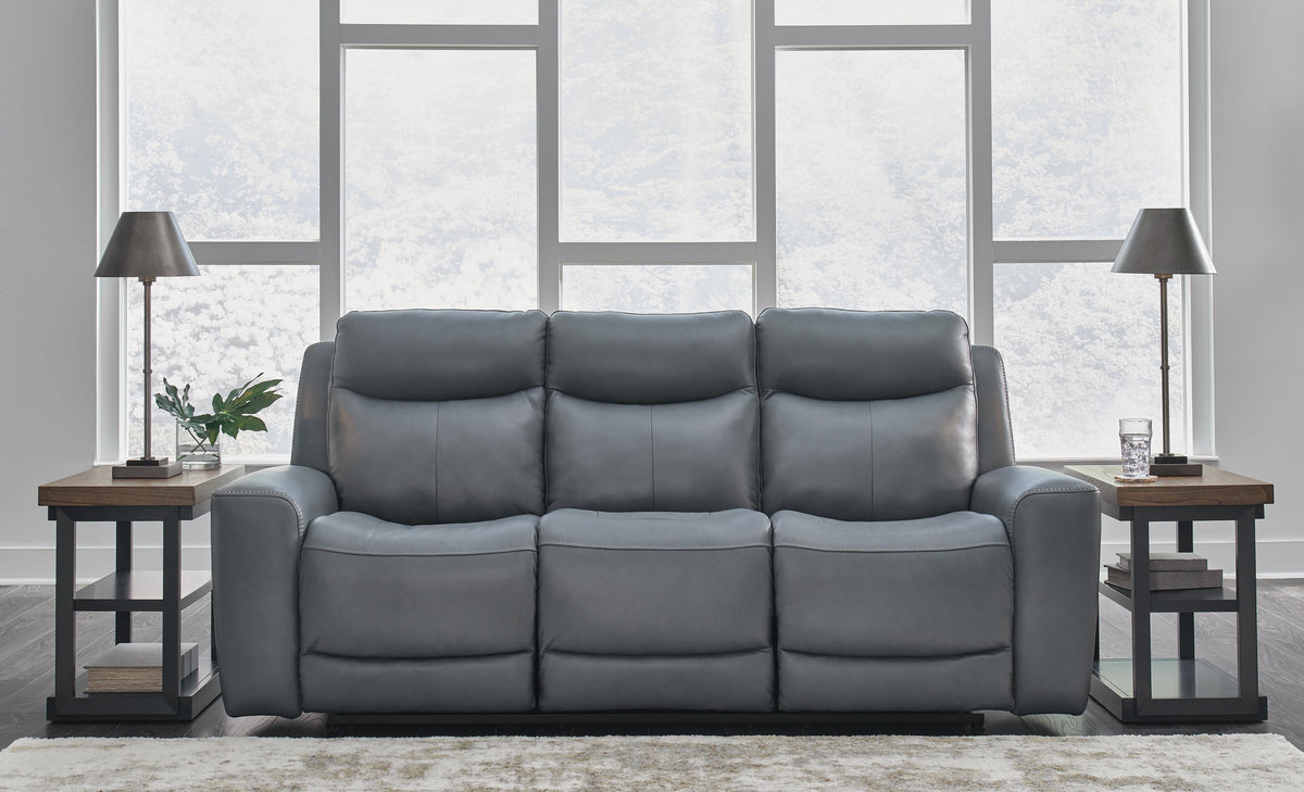 Mindanao PWR REC Sofa with ADJ Headrest Leather