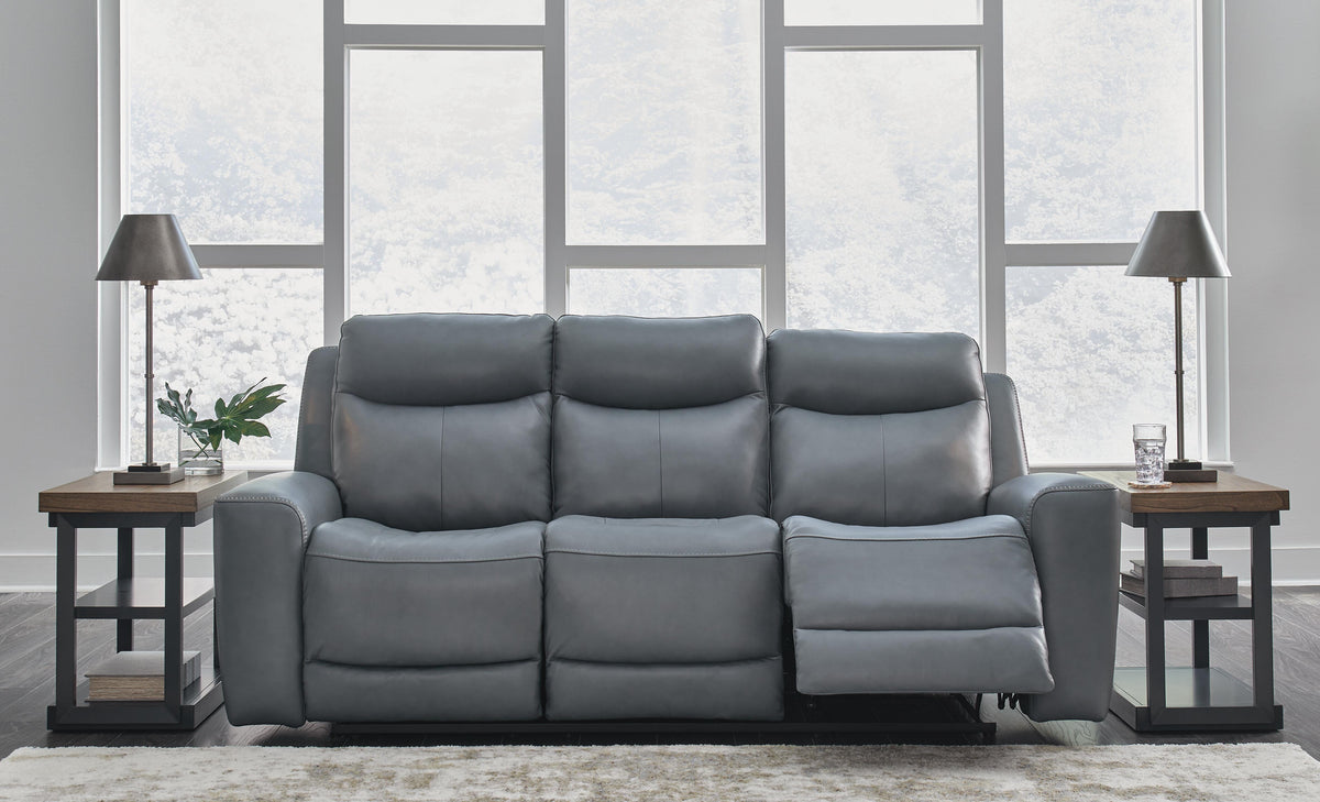 Mindanao PWR REC Sofa with ADJ Headrest Leather