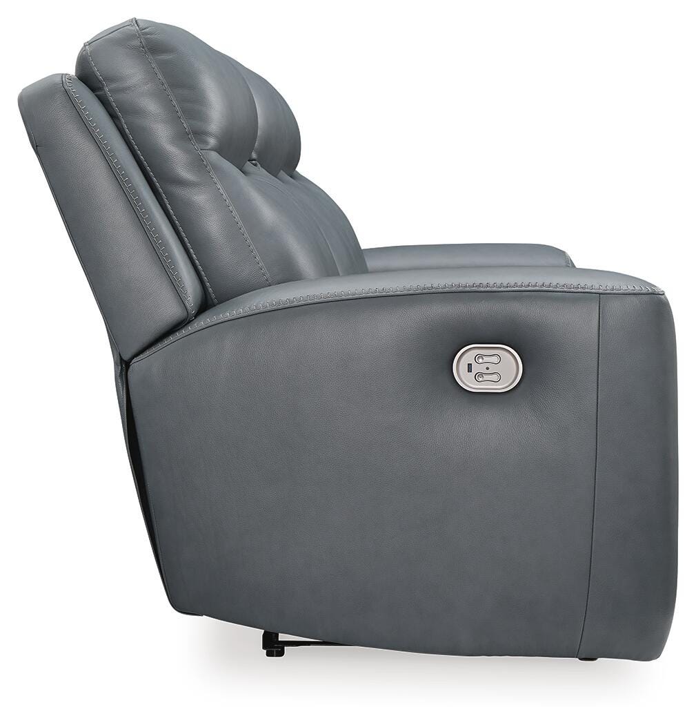 Mindanao PWR REC Sofa with ADJ Headrest Leather