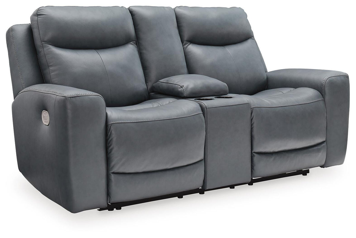 Mindanao PWR REC Loveseat/CON/ADJ HDRST Leather
