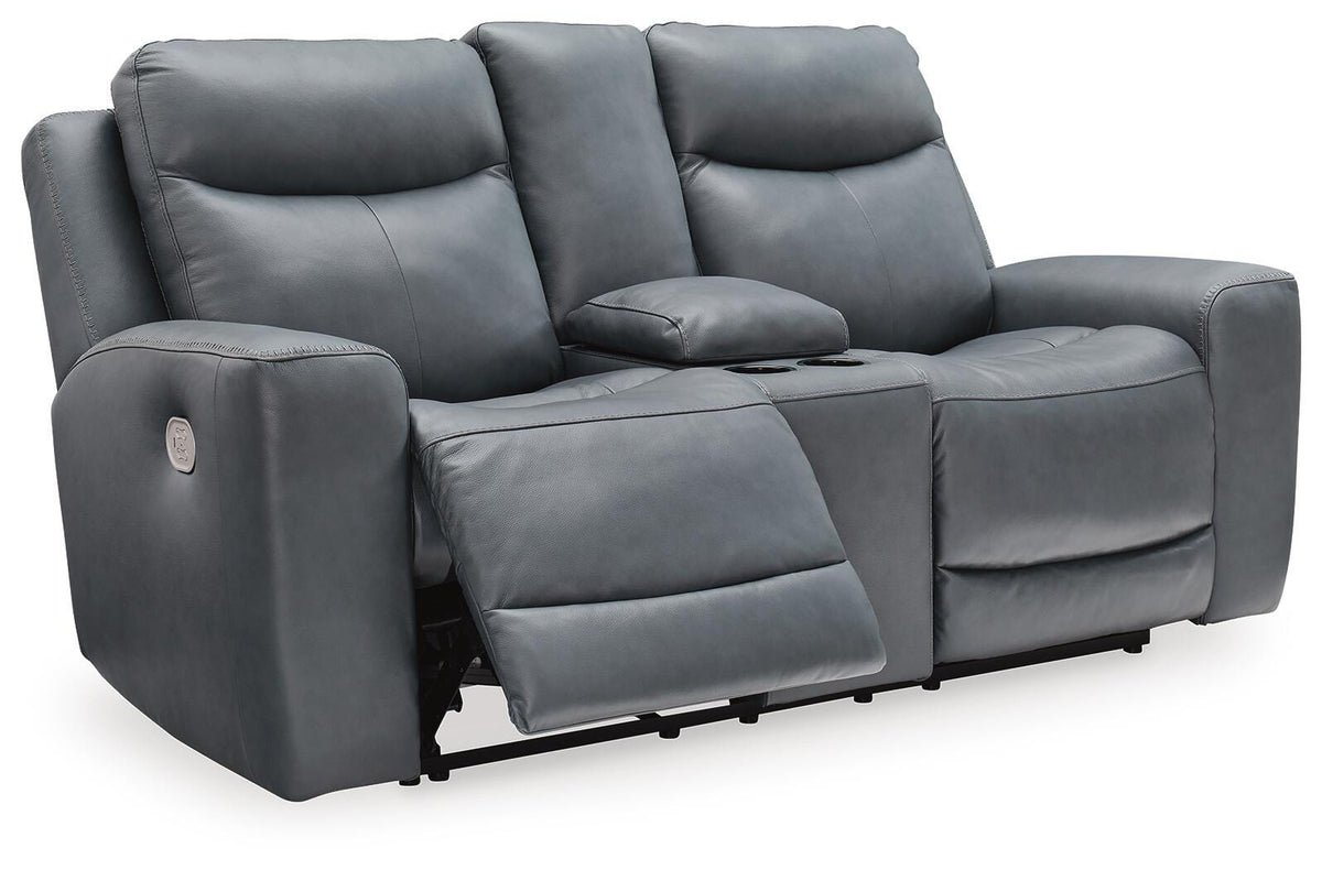 Mindanao PWR REC Loveseat/CON/ADJ HDRST Leather