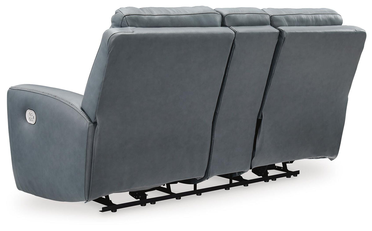 Mindanao PWR REC Loveseat/CON/ADJ HDRST Leather