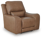 DeepWakes PWR Recliner/ADJ Headrest Leather - Caramel
