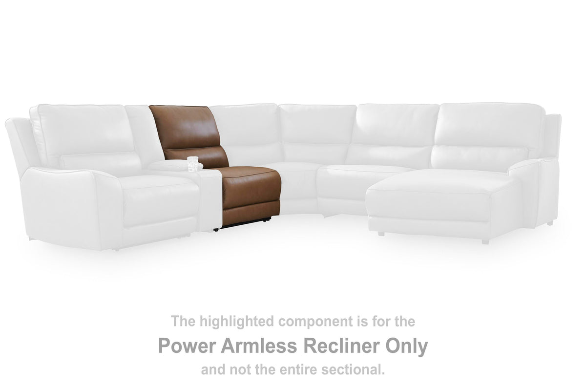 DeepWakes PWR Armless REC w/ADJ Headrest Leather