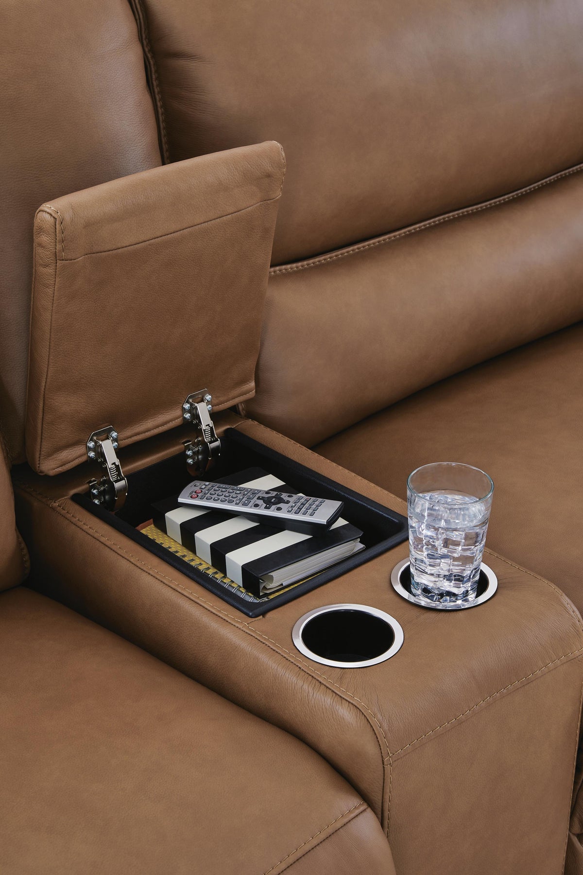 DeepWakes 6-Piece Power Reclining Sectional Leather