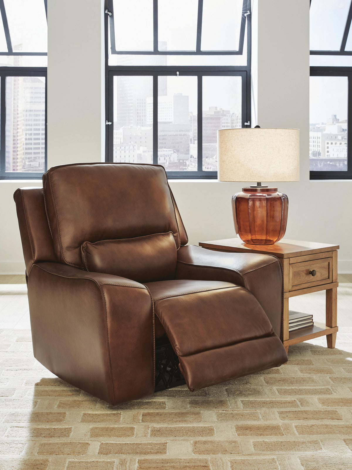 DeepWakes PWR Recliner/ADJ Headrest Leather
