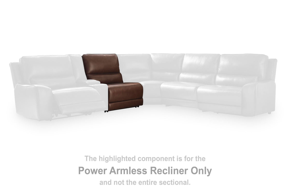 DeepWakes PWR Armless REC w/ADJ Headrest Leather