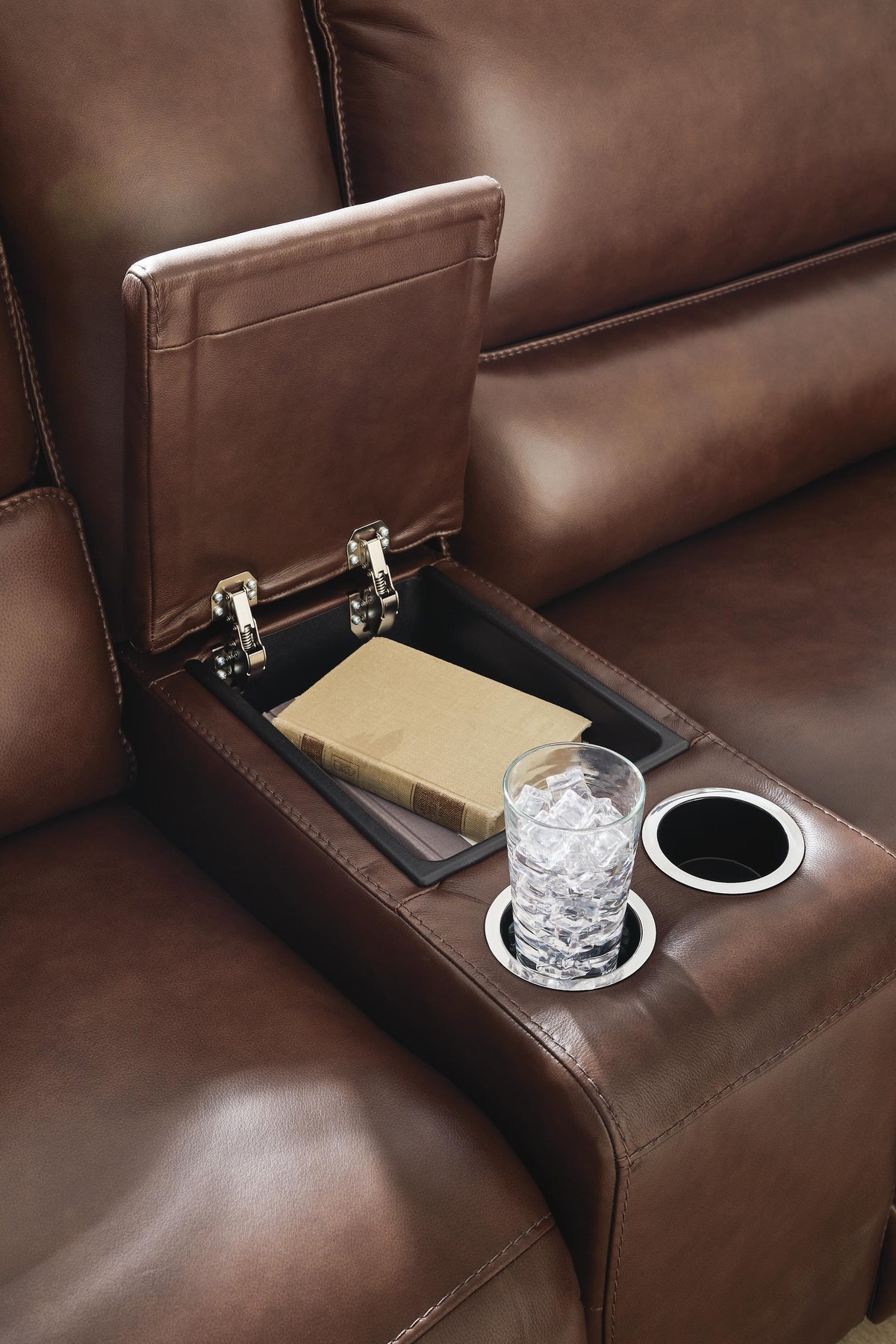 DeepWakes 5-Piece Power Reclining Sectional Leather