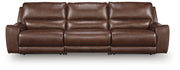 DeepWakes 3-Piece Power Reclining Sectional Leather
