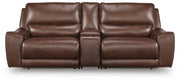DeepWakes 3-Piece Power Reclining Sectional Leather