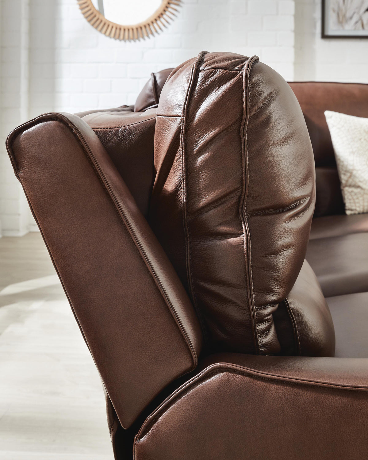 DeepWakes 5-Piece Power Reclining Sectional Leather