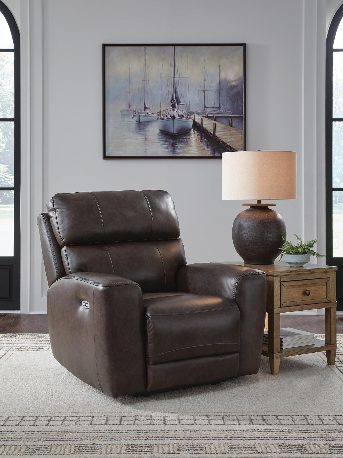 Crossplex PWR Recliner/ADJ Headrest Leather