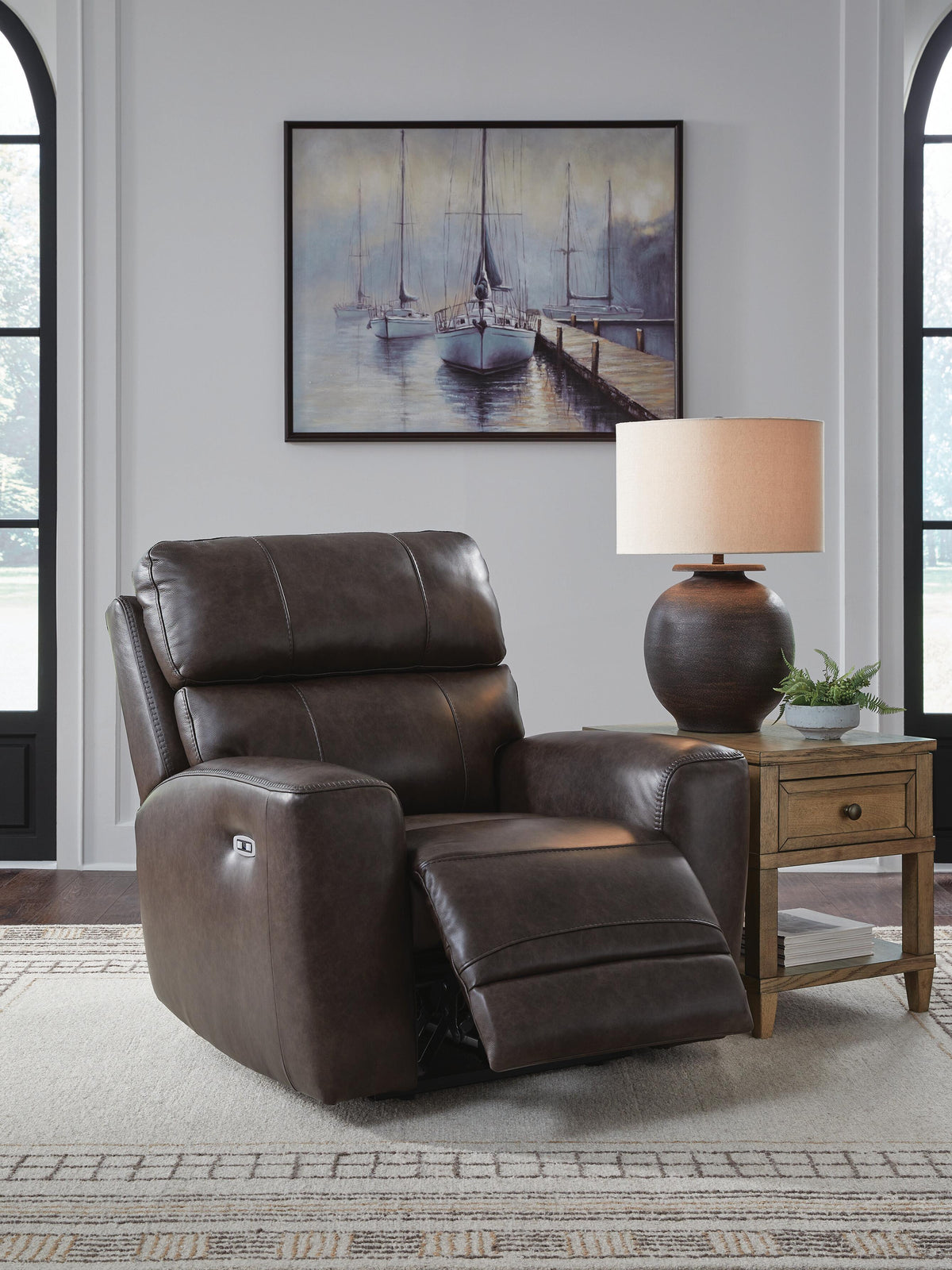 Crossplex PWR Recliner/ADJ Headrest Leather