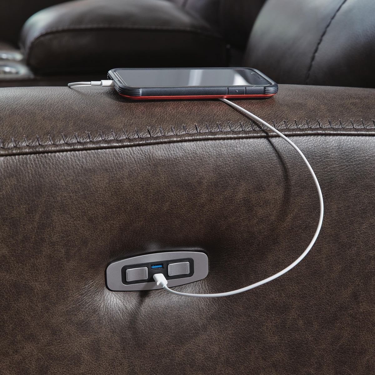 Crossplex PWR Recliner/ADJ Headrest Leather