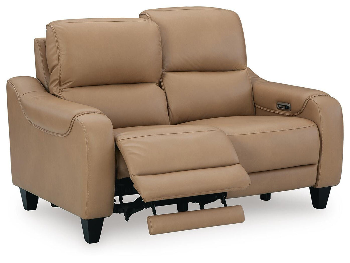 Mosswell PWR REC Loveseat/ADJ Headrest Leather